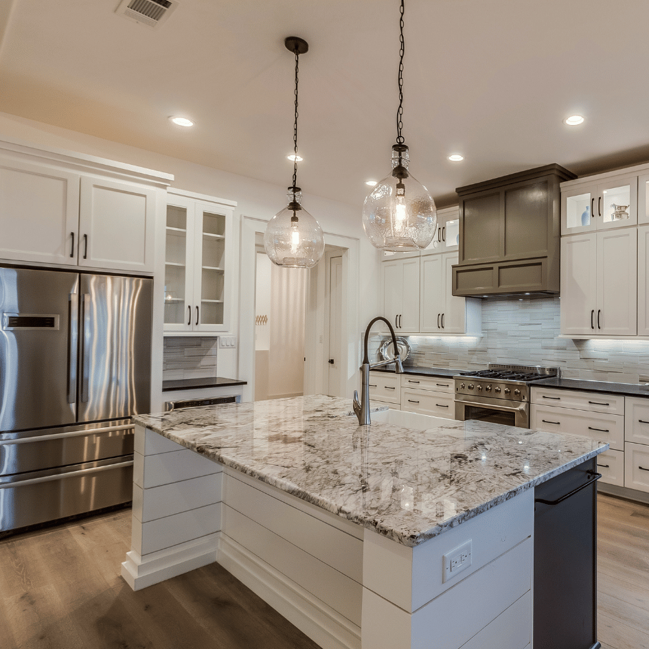 kitchen island granite